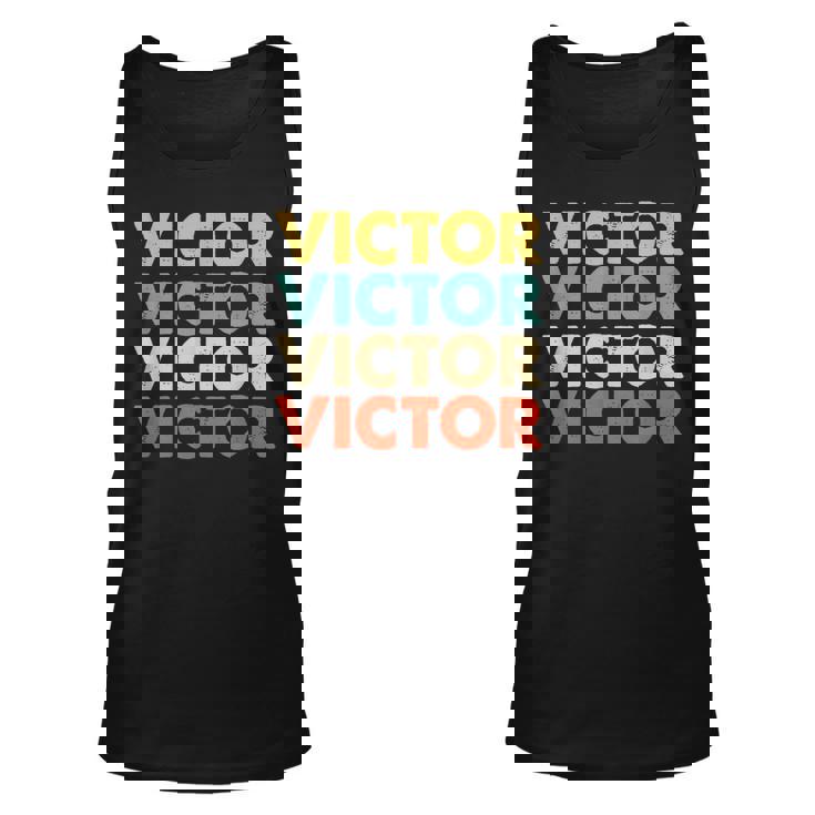Victor Name Unisex Tank Top