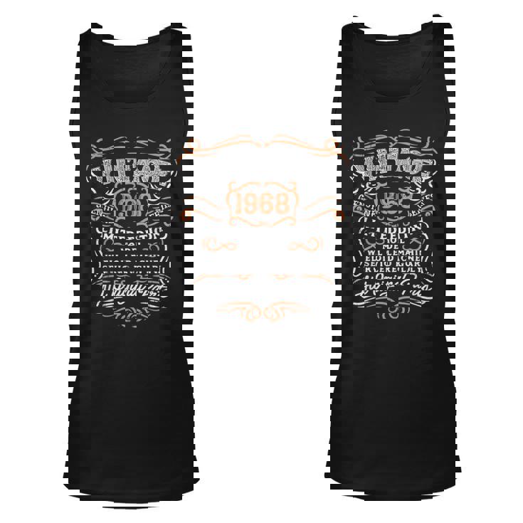 Vintage 1968 Retro 51St Birthday For Dad For Dad Tank Top