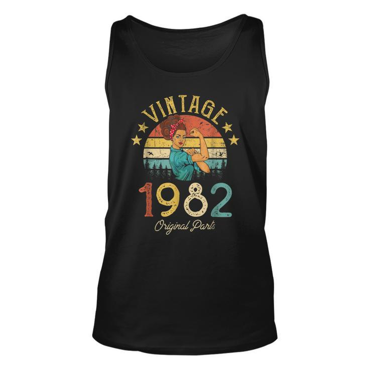 Vintage 1982 Made In 1982 41Th Birthday 41 Years Old Gift  Unisex Tank Top