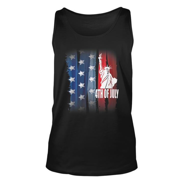 Vintage American Flag Usa Family Matching Us 4Th Of July Unisex Tank Top