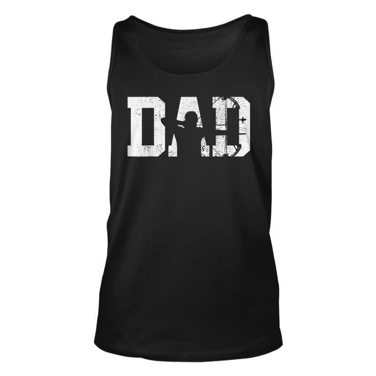 Vintage Archery Bow Hunting Dad Hunter Fathers Day Unisex Tank Top