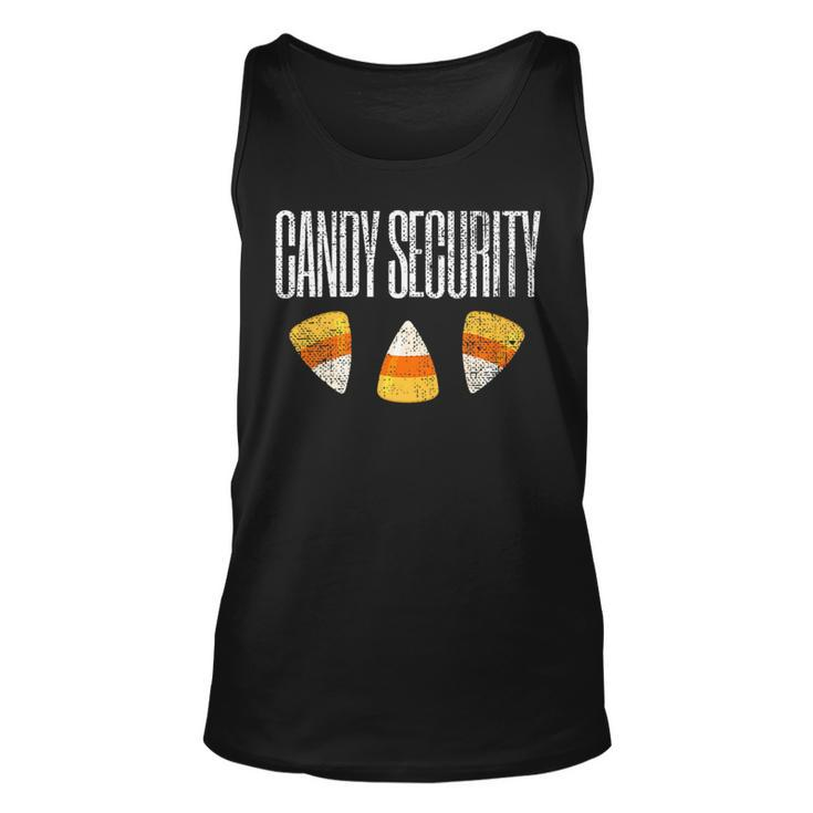 Vintage Candy Security Halloween Candy Corn Halloween Tank Top