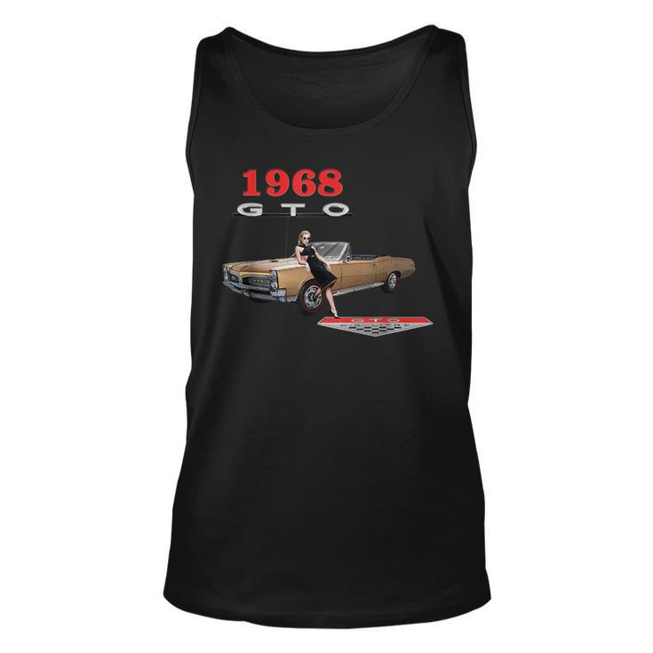 Vintage Cars Classic Cars 1960S 1968 Gto Muscle Cars Cars Tank Top