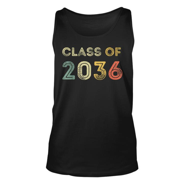 Vintage Class Of 2036 Graduation Senior 2036 Tank Top