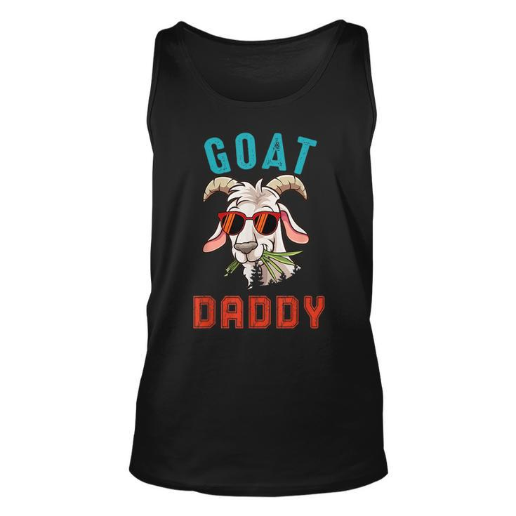 Vintage Goat Daddy Cute Goat Sunglasses Farmer Tank Top