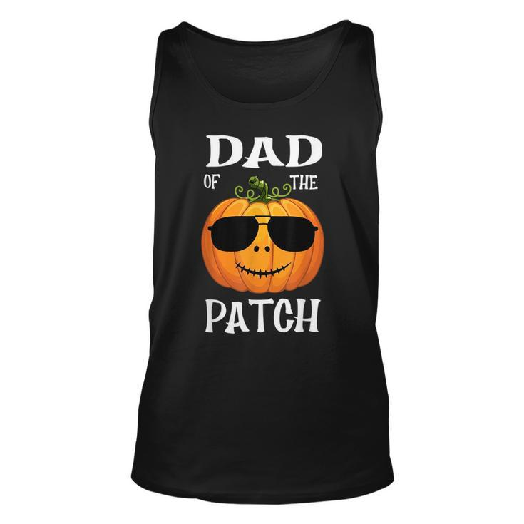Vintage Pumpkin Dad Of The Patch Halloween For Dad Tank Top