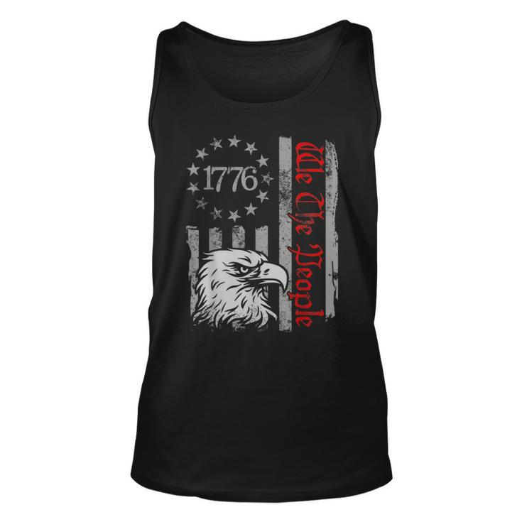 Vintage Retro 1776 We The People American Us Flag July 4Th 1776 Tank Top