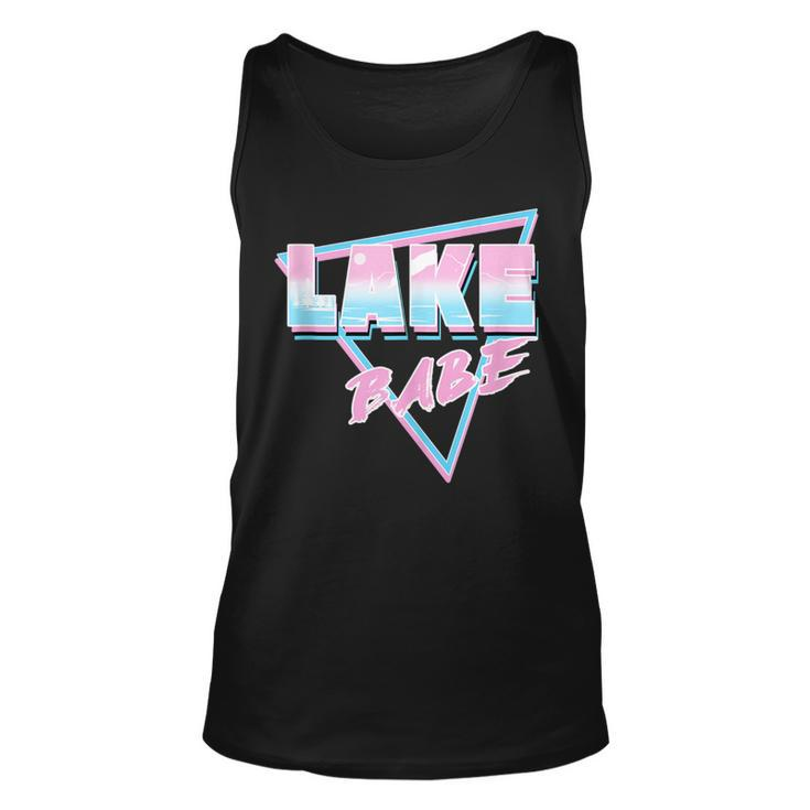 Vintage Retro Lake Babe 80S 90S Style Summer Vacation Vacation Tank Top