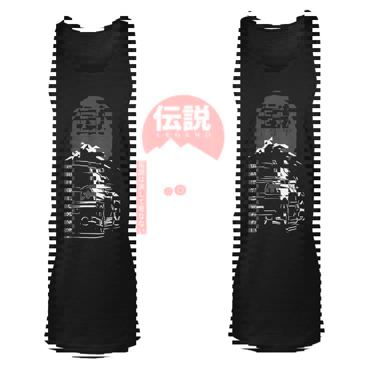 Vintage Skyline Automotive Jdm Legend Tuning Car Unisex Tank Top