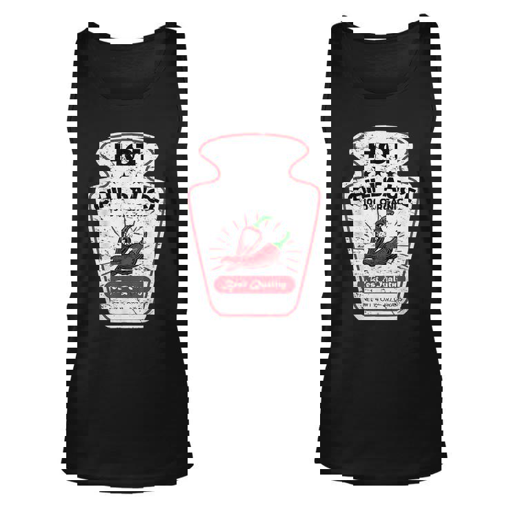 Vintage Spicy Chili Hot Sauce Costume Halloween Halloween Tank Top