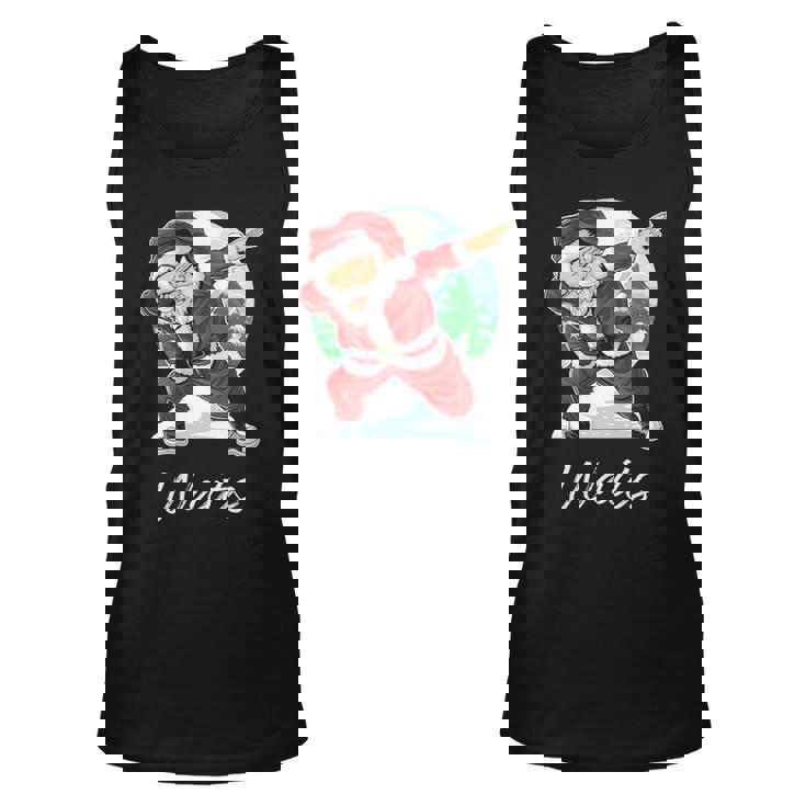 Waits Name Gift Santa Waits Unisex Tank Top
