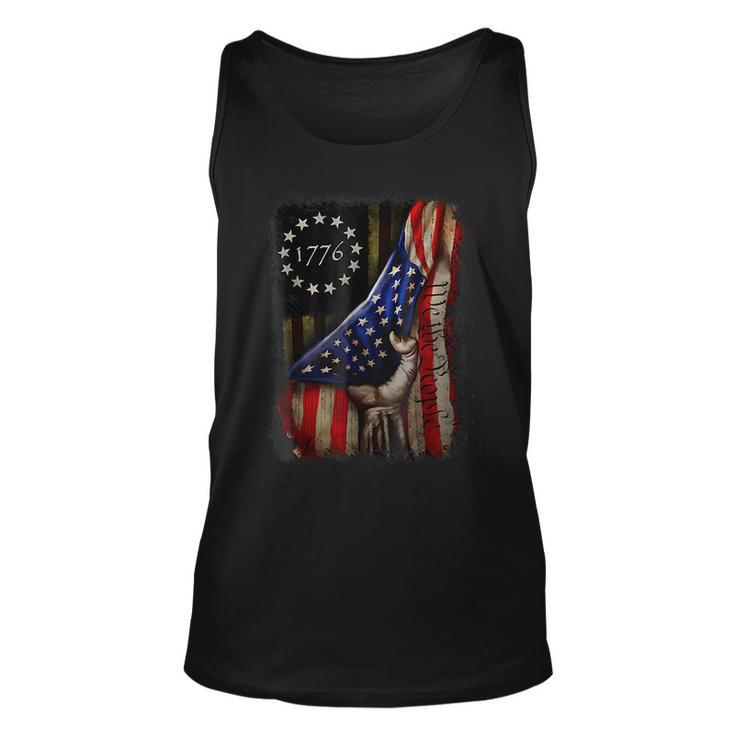 We The People American History 1776 4Th Of July Us Usa Flag Unisex Tank Top