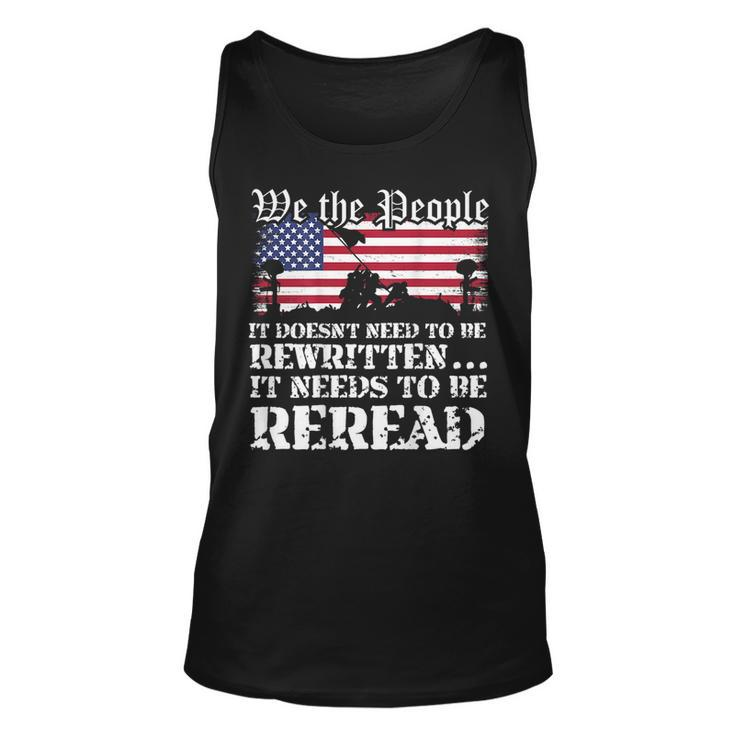 We The People Are Pissed It Doesnt Need To Be Rewritten  Unisex Tank Top