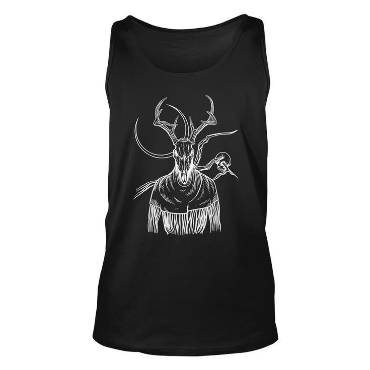 Wendigo The Cryptid Cannibal Spirit Of The Horror Forest Horror Tank Top