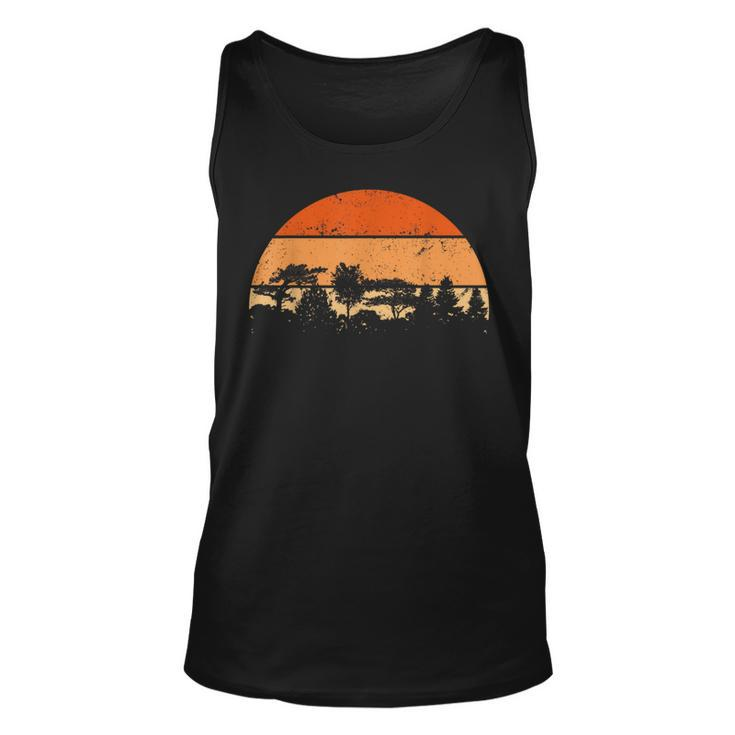 Wilderness Vintage Forest Themed Nature Outdoor Tank Top