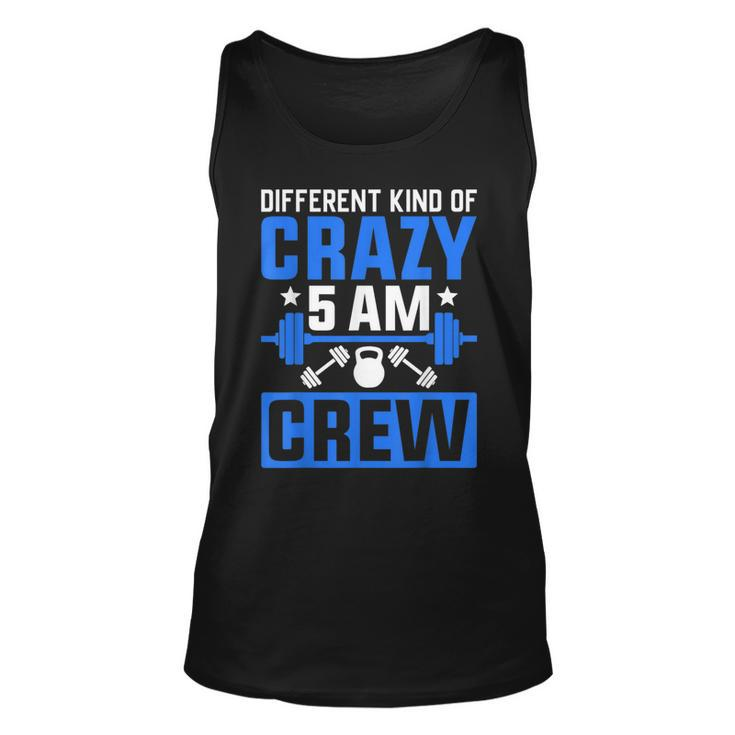 Workout Squad 5Am Crew Funny Gym Quote  Unisex Tank Top