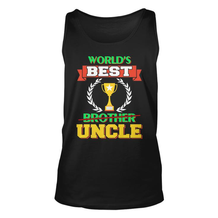 Worlds Best Uncle Uncle Funny  Unisex Tank Top