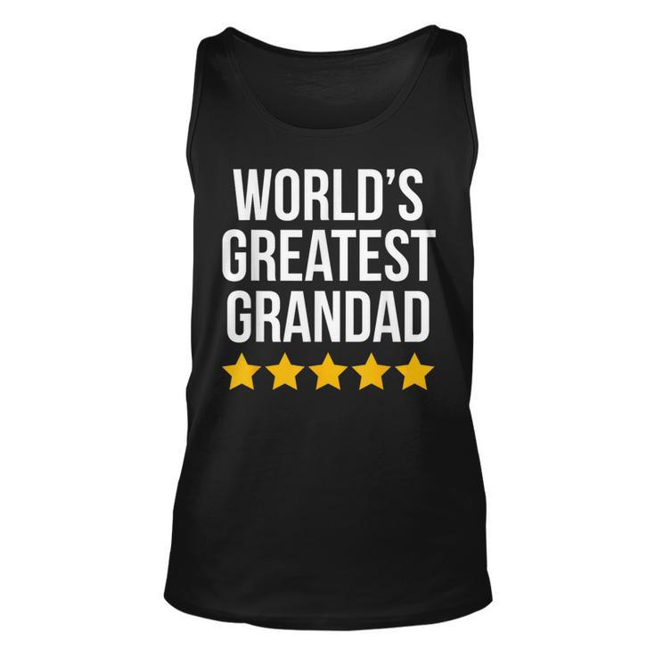 Worlds Greatest Grandad Grandpa Fathers Day Grandpa Tank Top