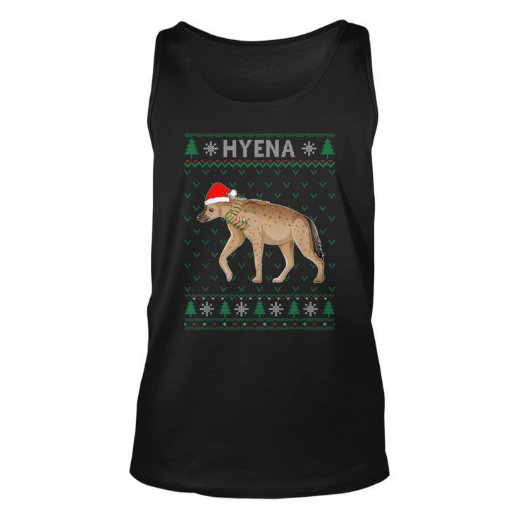 Xmas Hyena  Ugly Christmas Sweater Party Tank Top