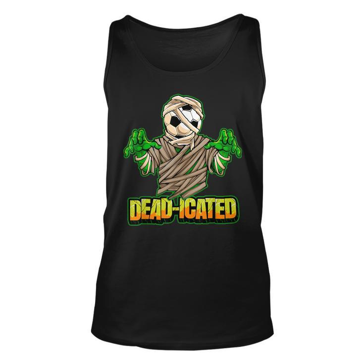 Zombie Soccer Player Scary Soccer Halloween Tank Top