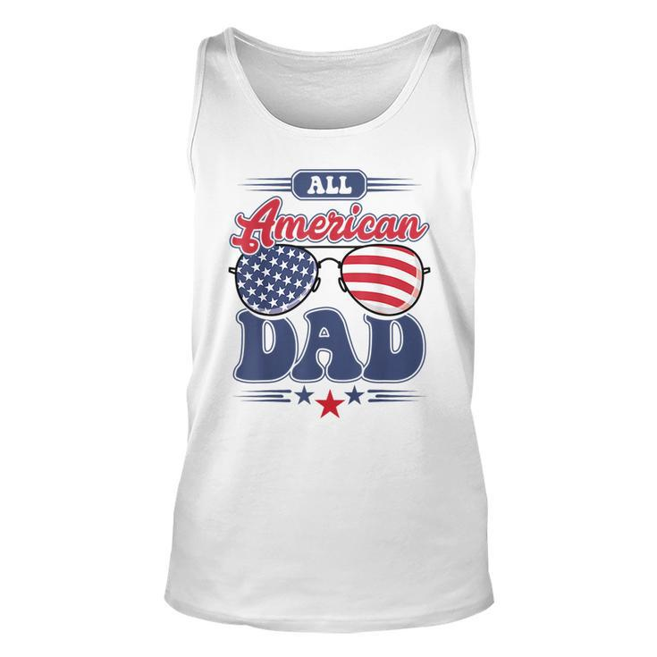 All American Dad 4Th Of July Family Matching Unisex Tank Top