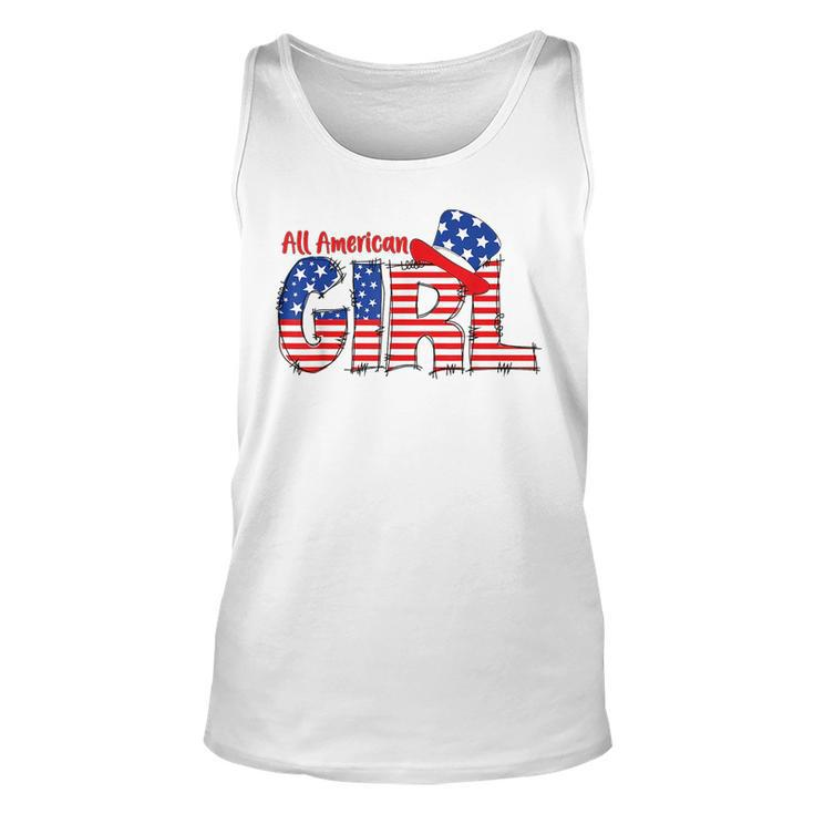 All American Girl Matching Family Fourth 4Th Of July  Unisex Tank Top