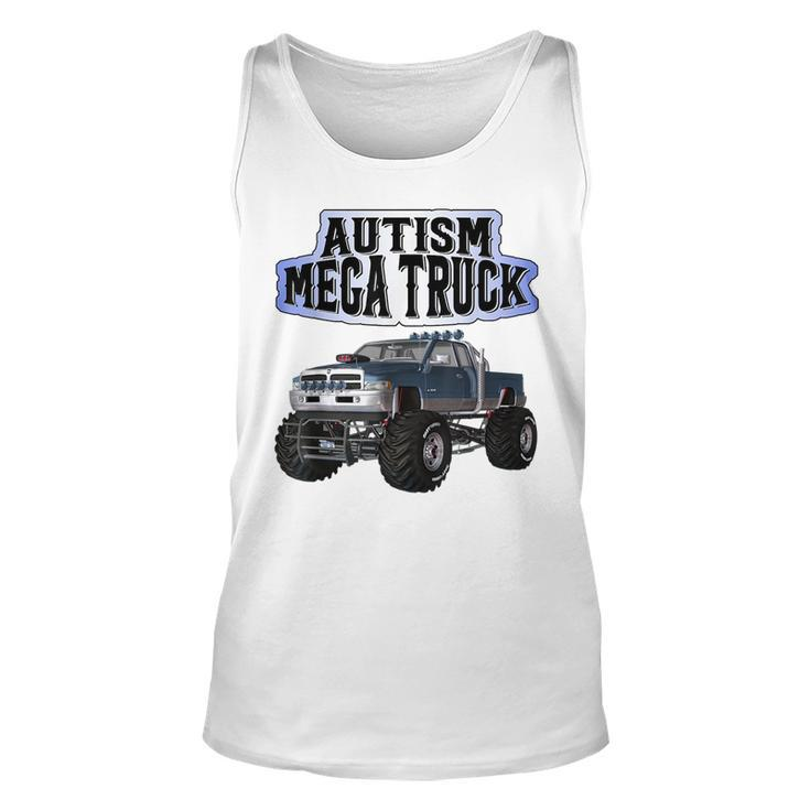 Autism Mega Truck  Unisex Tank Top