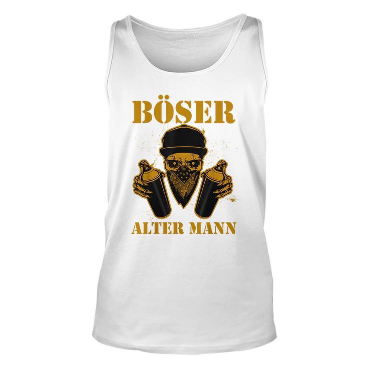 Bad Old Man Gangster Spray Cans  Unisex Tank Top