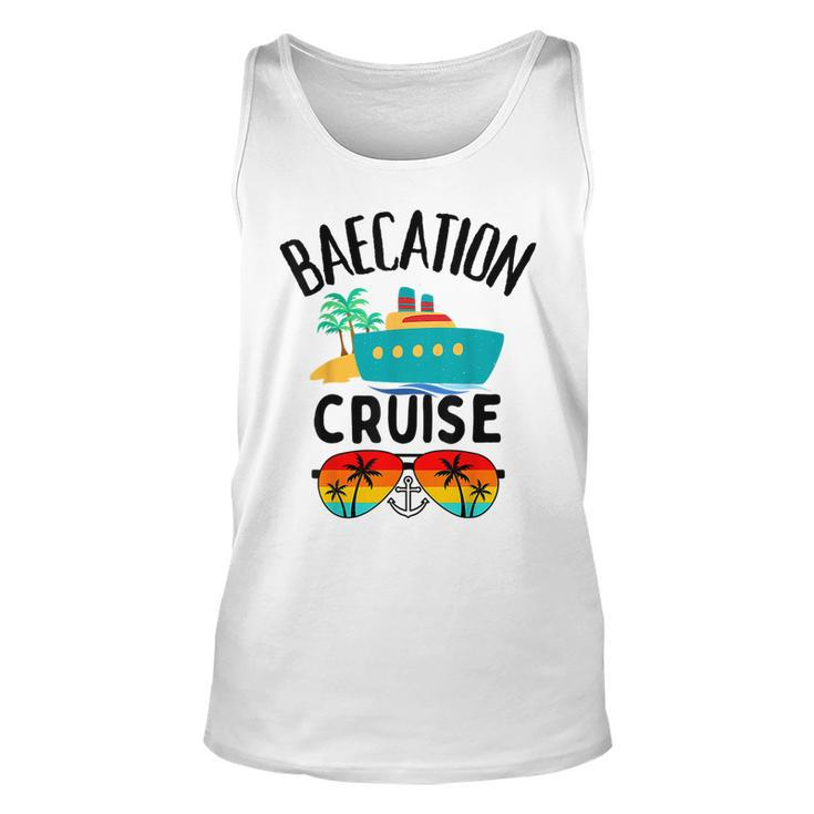 Baecation Cruise His And Her Couples Matching Vacation Ship  Unisex Tank Top