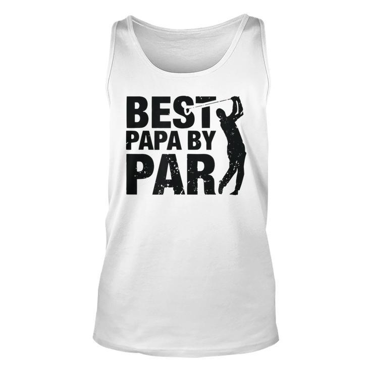 Best Papa By Par Golf Fathers Day Grandpa Tank Top
