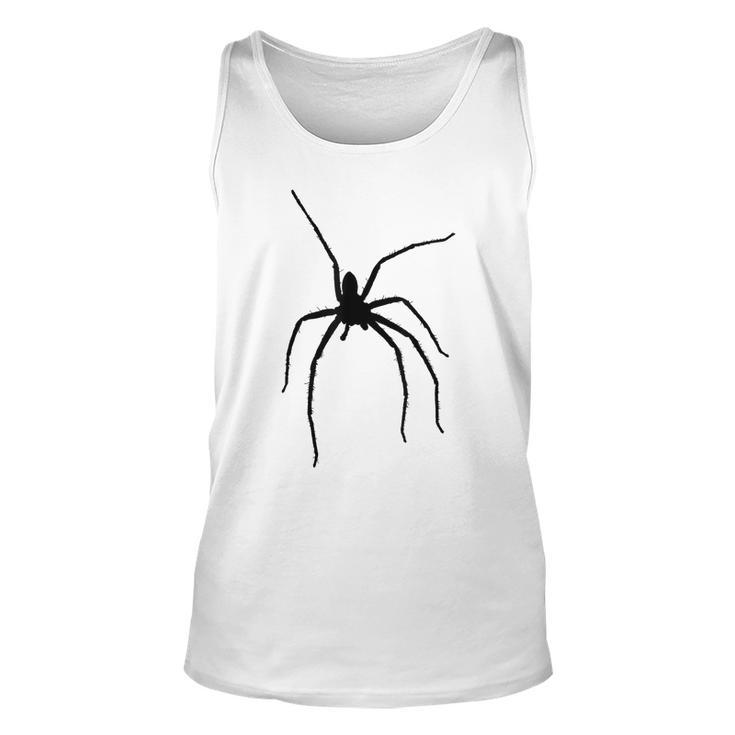 Big Creepy Scary Silhouette Spider Image  Unisex Tank Top