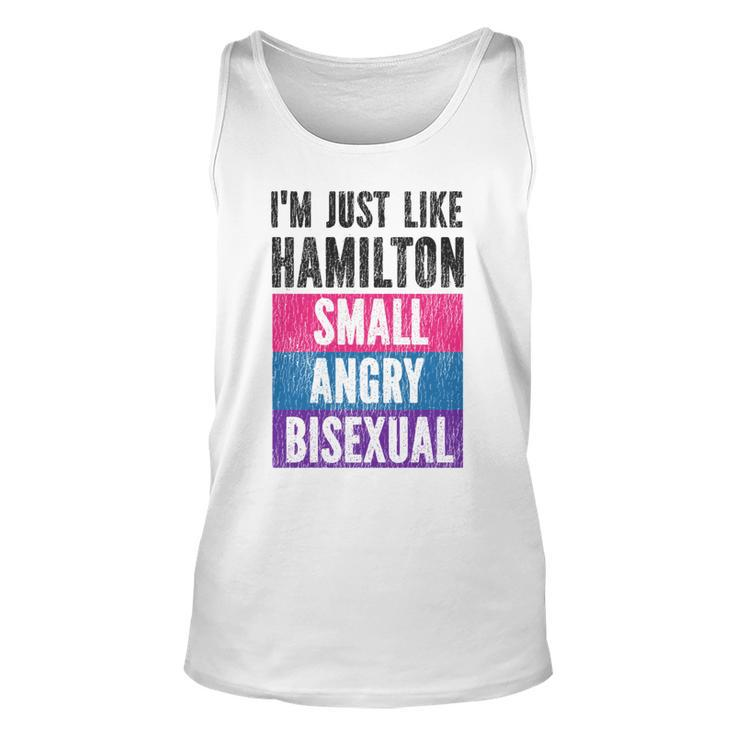 Bisexual Bi Pride Flag Im Just Like Hamilton Small Angry & Tank Top