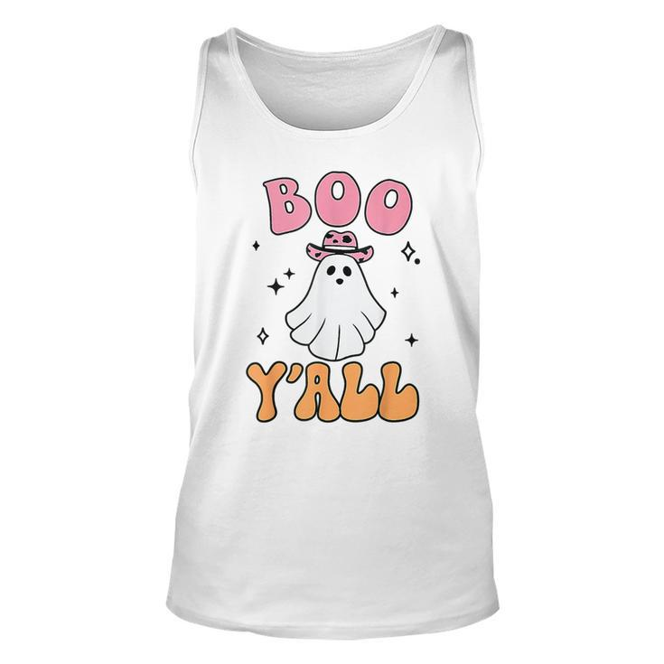 Boo Y’All Country Western Ghost Halloween 2023 Tank Top