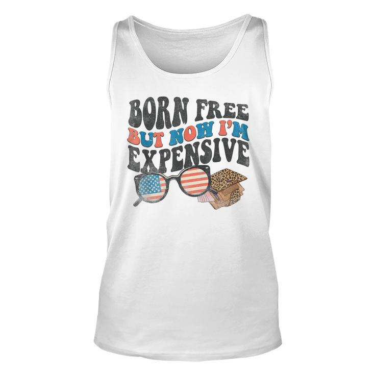 Born Free But Now Im Expensive 4Th Of July Toddler Boy Girl Tank Top