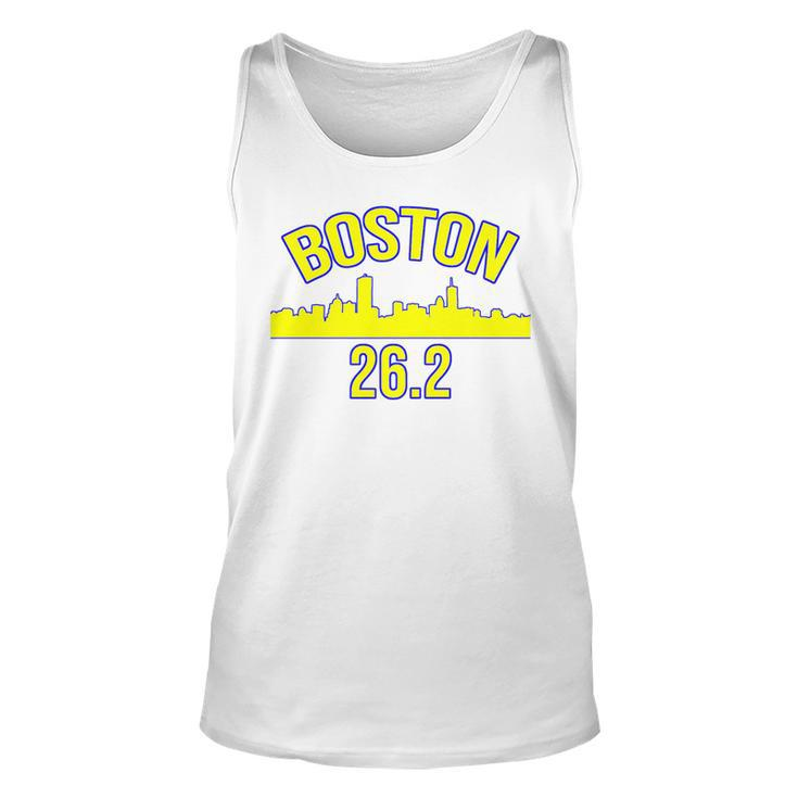 Boston 262 Miles 2019 Marathon Running Runner Gift  Unisex Tank Top