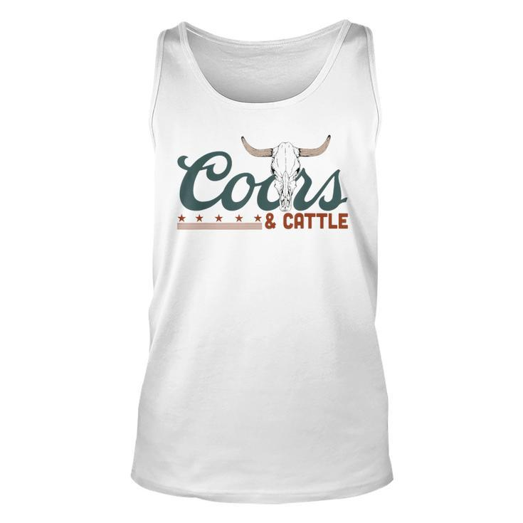 Cattle Rodeo Western Cowboy  Unisex Tank Top