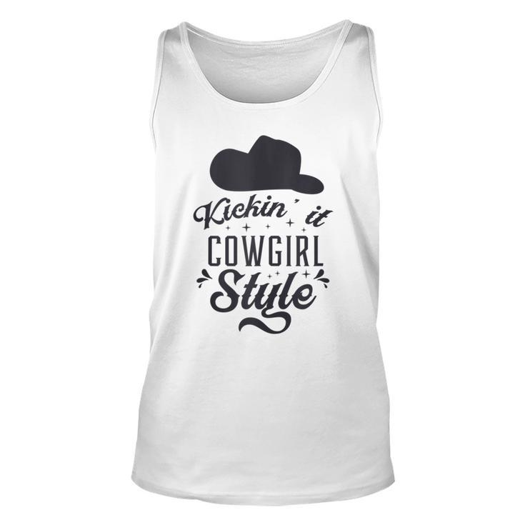 Cowgirl Cowboy Boots Western Line Dancing Ladies Dancing Tank Top