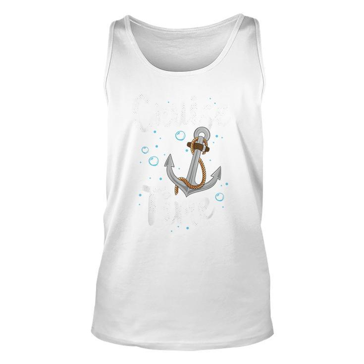 Cruise Time Family Vacation Anchor Boat Kids Boys Girls  Unisex Tank Top