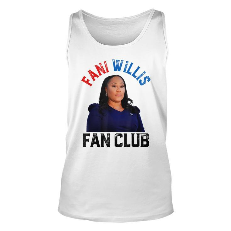 Fani Willis Fan Club Retro Usa Flag American Political Tank Top