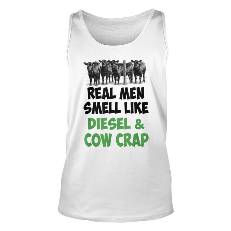 Farmer Real Men Smell Like Diesel & Cow Crap Unisex Tank Top