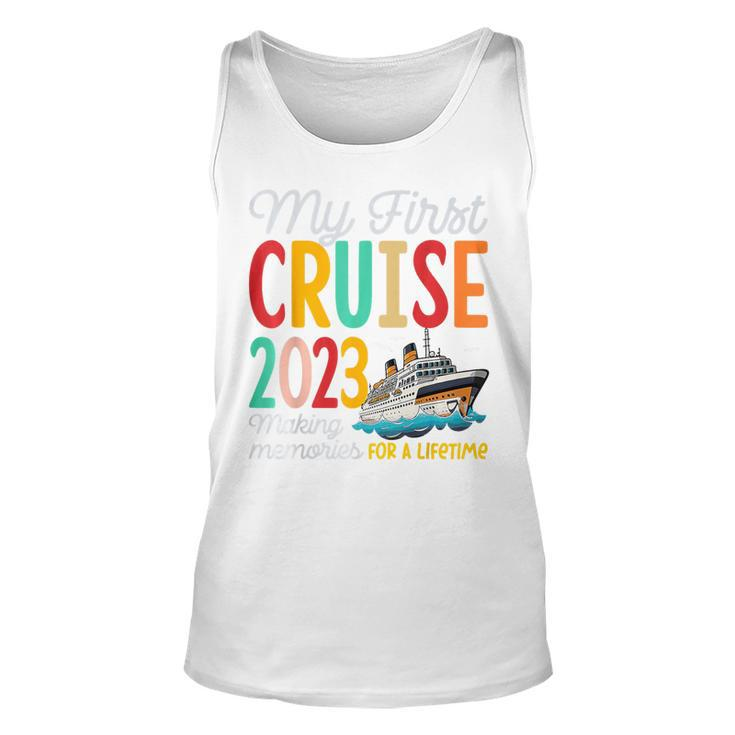 My First Cruise 2023 Vacation Ship Family Travel Squad Tank Top