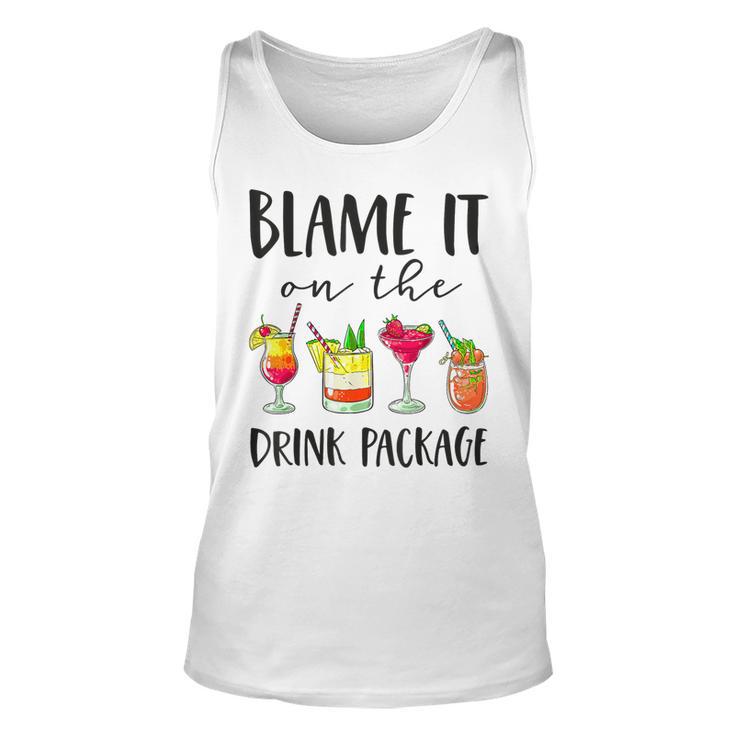 Cruise Blame It On The Drink Package Tank Top