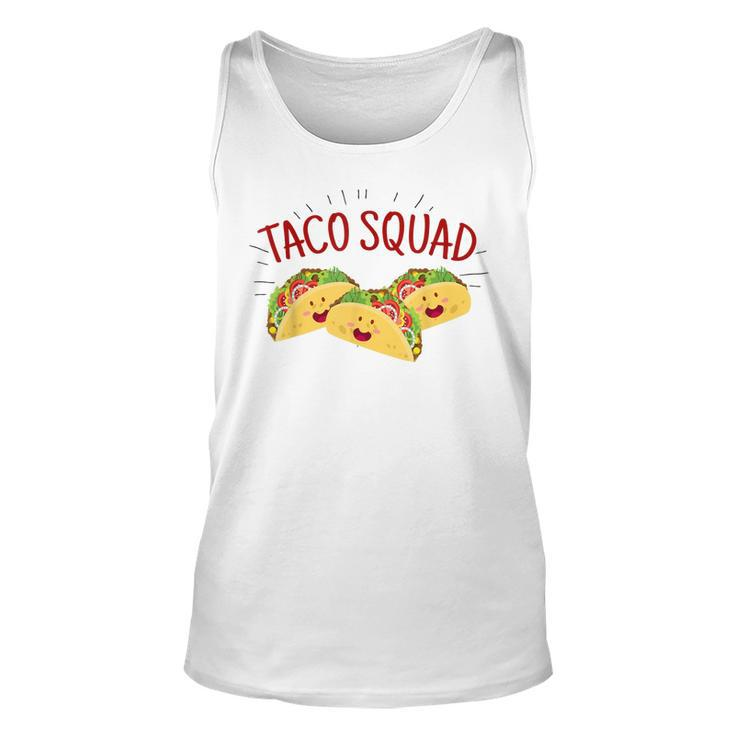 Funny Taco Squad  Cute Mexican Food Lover  Gift Unisex Tank Top