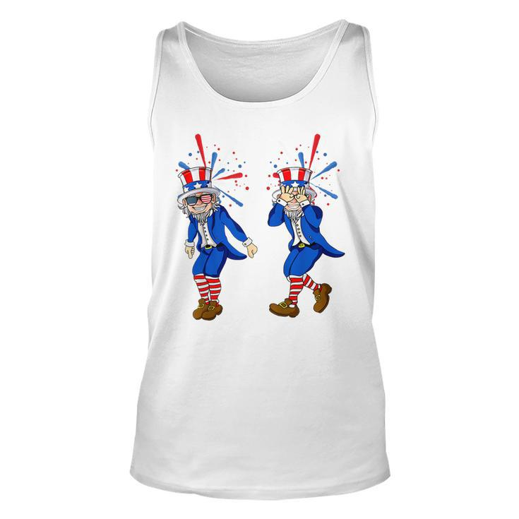 Funny Uncle Sam Griddy Dance 4Th Of July Independence Day  Unisex Tank Top
