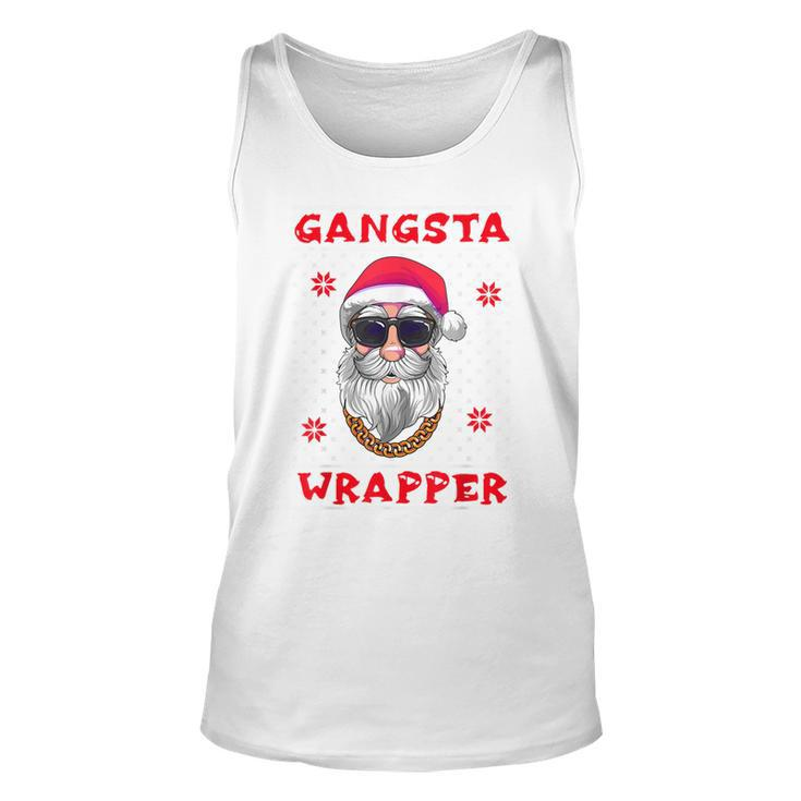 Gangsta Wrapper Ugly Christmas Sweater Tank Top