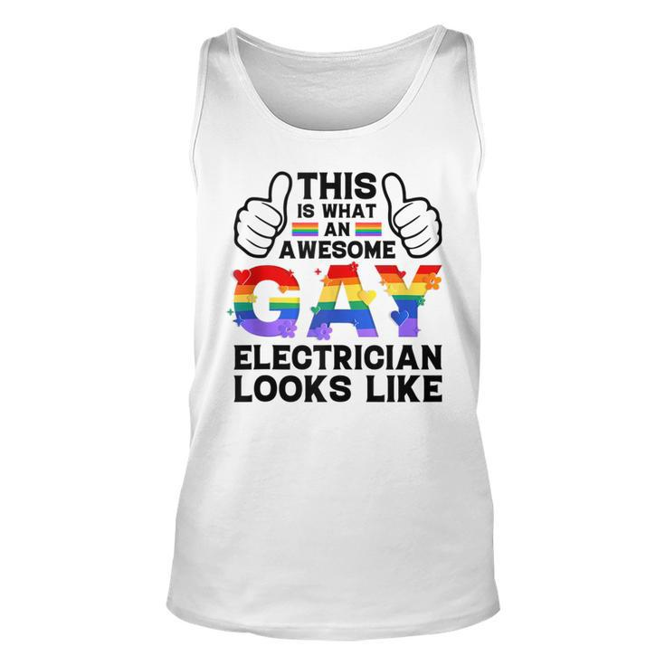 This Is What A Gay Electrician Looks Like Lgbtq Pride Month Tank Top