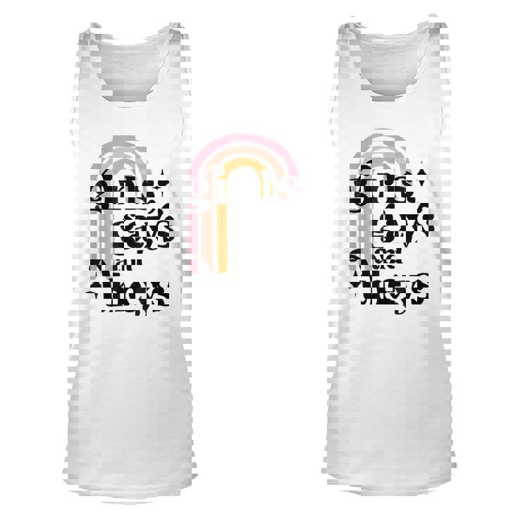 Girls Gays And Theys - Lesbian Pride - Lgbtq Pride  Unisex Tank Top