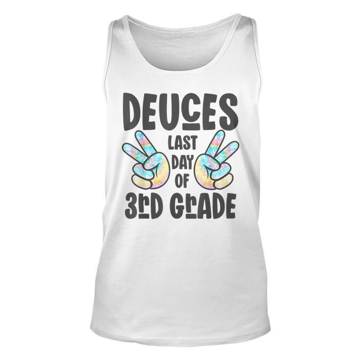 Goodbye Peace Out 3Rd Grade Deuces Last Day Of 3Rd Grade Unisex Tank Top