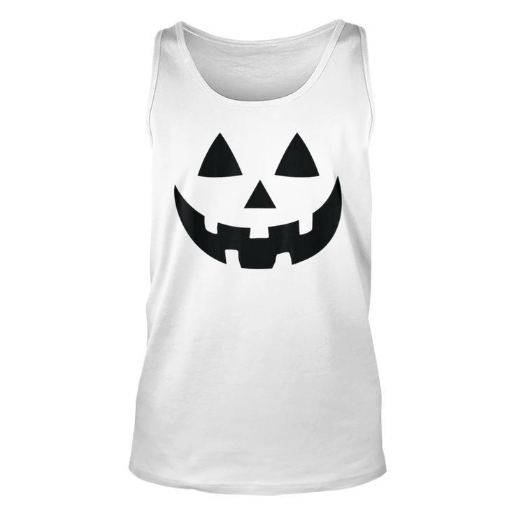 Halloween Jack-O-Lantern Pumpkin Face Tank Top