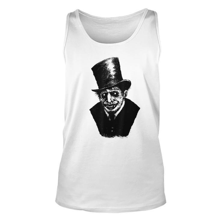 Halloween Scary Monster Guy With Tophat  Unisex Tank Top